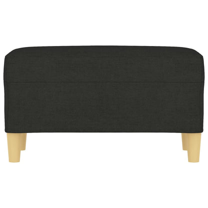 Banco 70x35x41 cm tecido preto