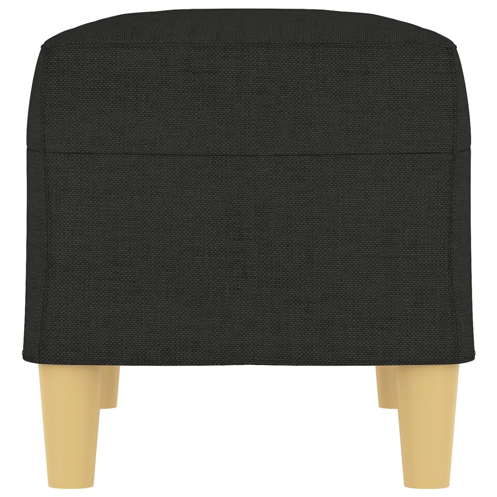 Banco 70x35x41 cm tecido preto