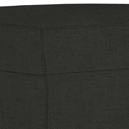 Banco 70x35x41 cm tecido preto