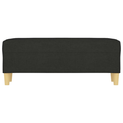 Banco 100x35x41 cm tecido preto