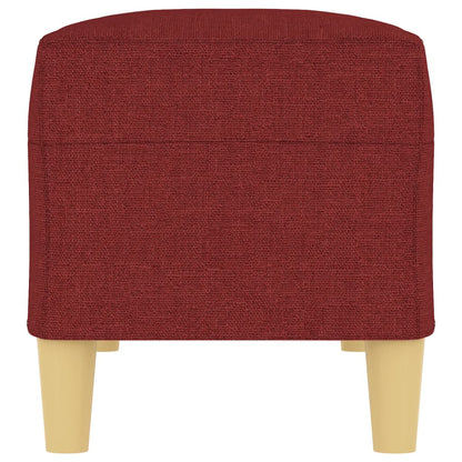 Banco 100x35x41 cm tecido vermelho tinto