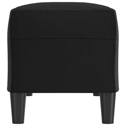 Banco 100x35x41 cm couro artificial preto