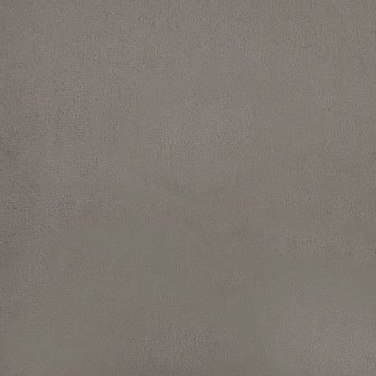 Banco 100x35x41 cm veludo cinza-claro