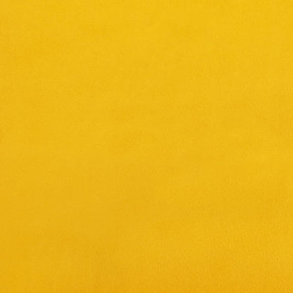 Banco 100x35x41 cm veludo amarelo