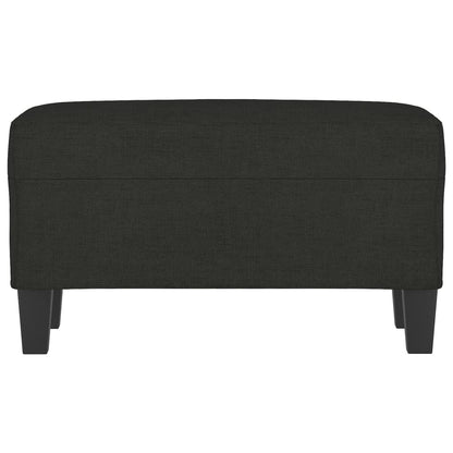 Banco 70x35x41 cm tecido preto