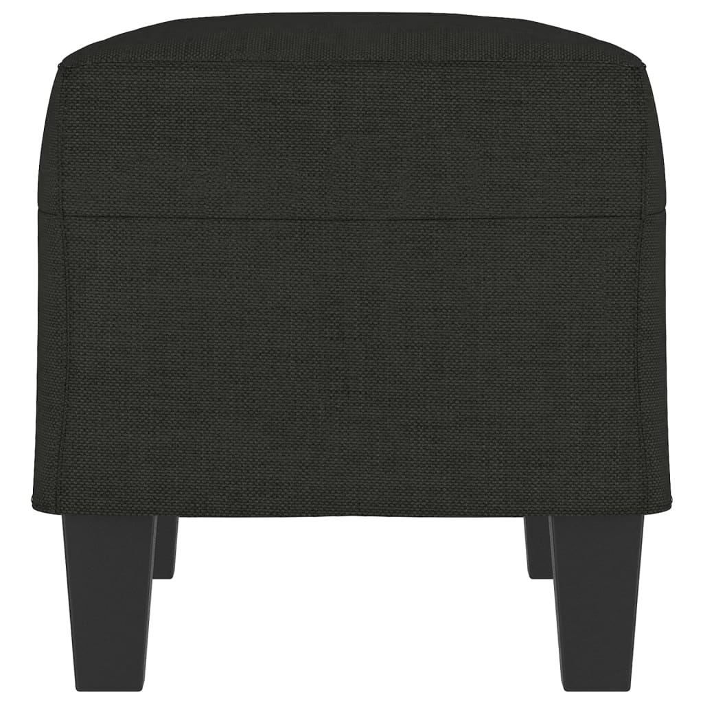 Banco 70x35x41 cm tecido preto