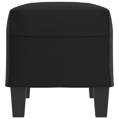 Banco 70x35x41 cm couro artificial preto