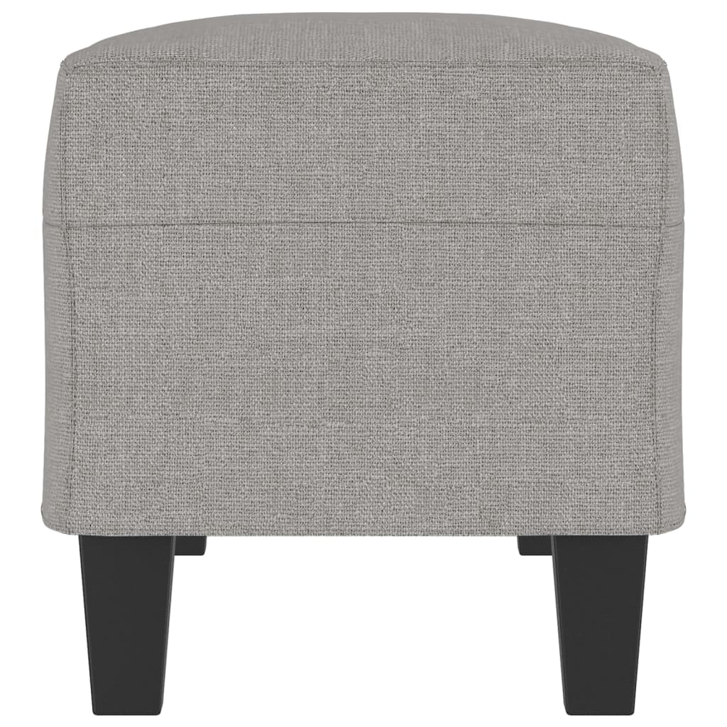 Banco 100x35x41 cm tecido cinza-claro