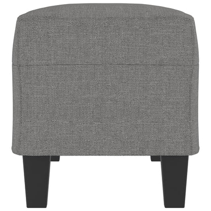 Banco 100x35x41 cm tecido cinza-escuro
