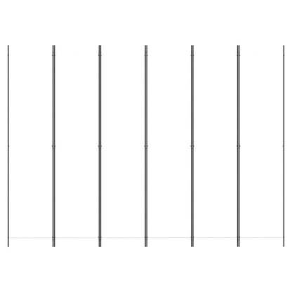 Divisória/biombo com 6 painéis 300x220 cm tecido branco