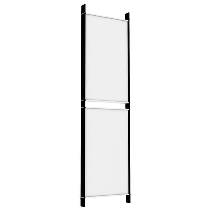 Biombo/divisória com 5 painéis 250x180 cm tecido branco