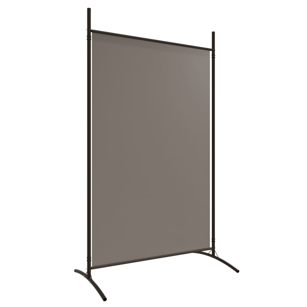 Divisória de quarto com 5 painéis 433x180 cm tecido antracite