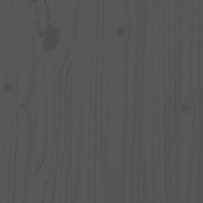 Mesas de cabeceira 2 pcs 40x34x55 cm pinho maciço cinza