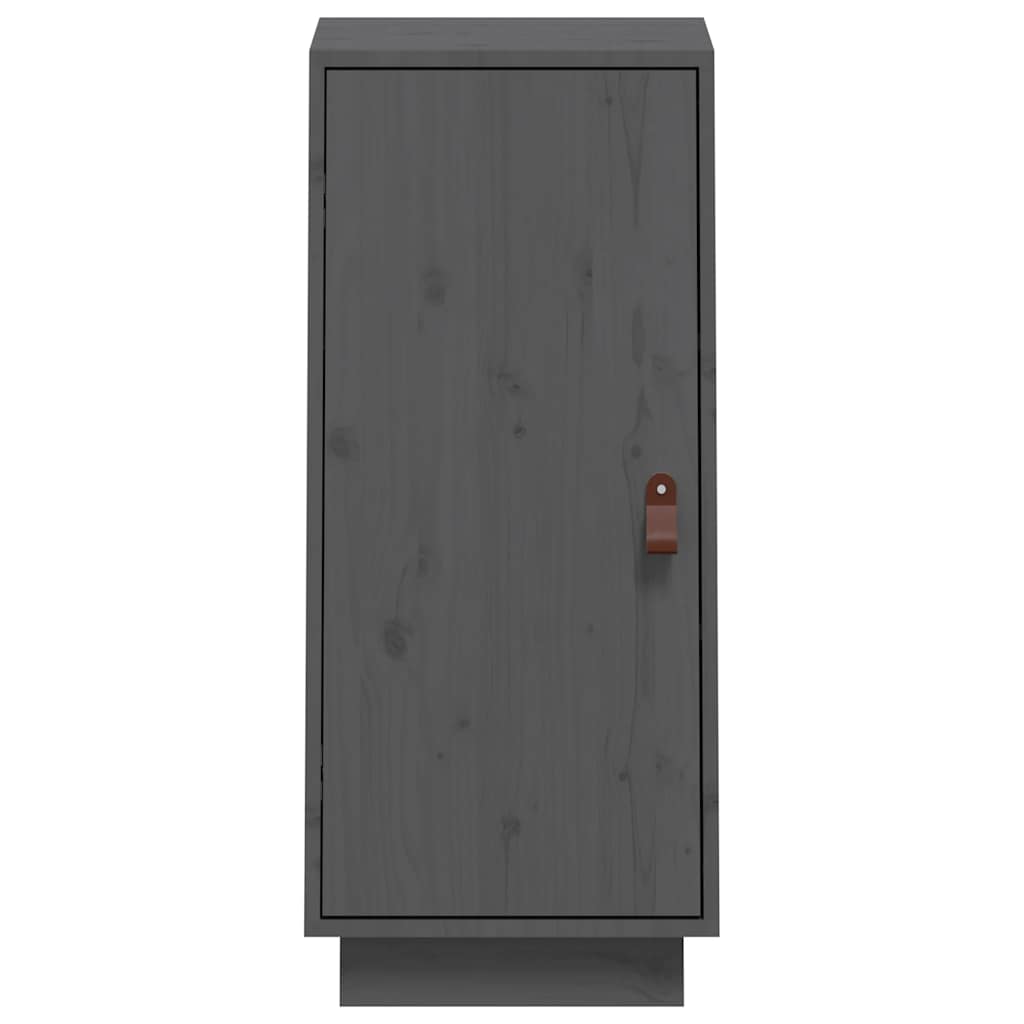 Aparador 34x40x75 cm madeira de pinho maciça cinza