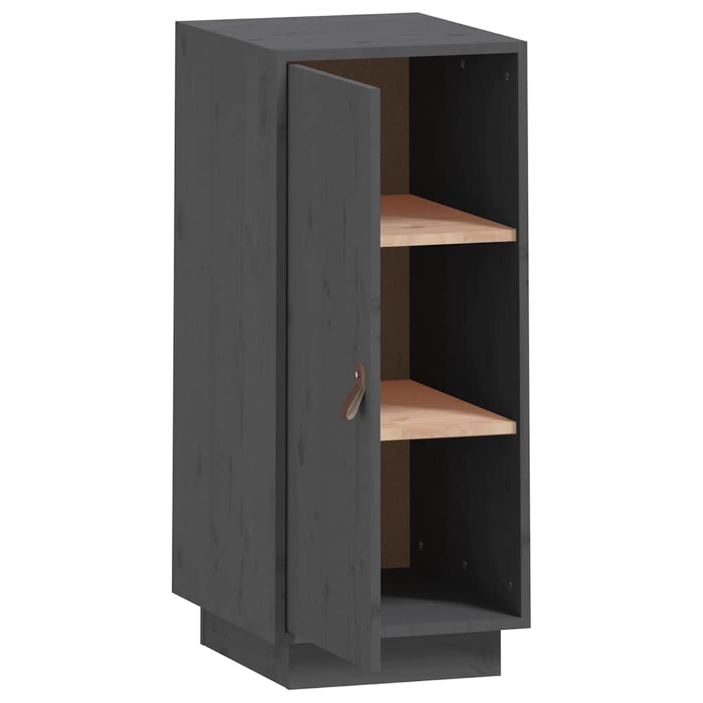 Aparador 34x40x75 cm madeira de pinho maciça cinza