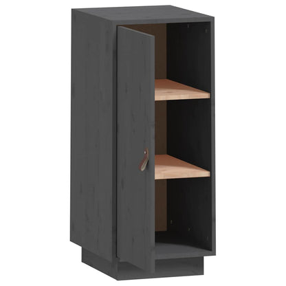 Aparador 34x40x75 cm madeira de pinho maciça cinza