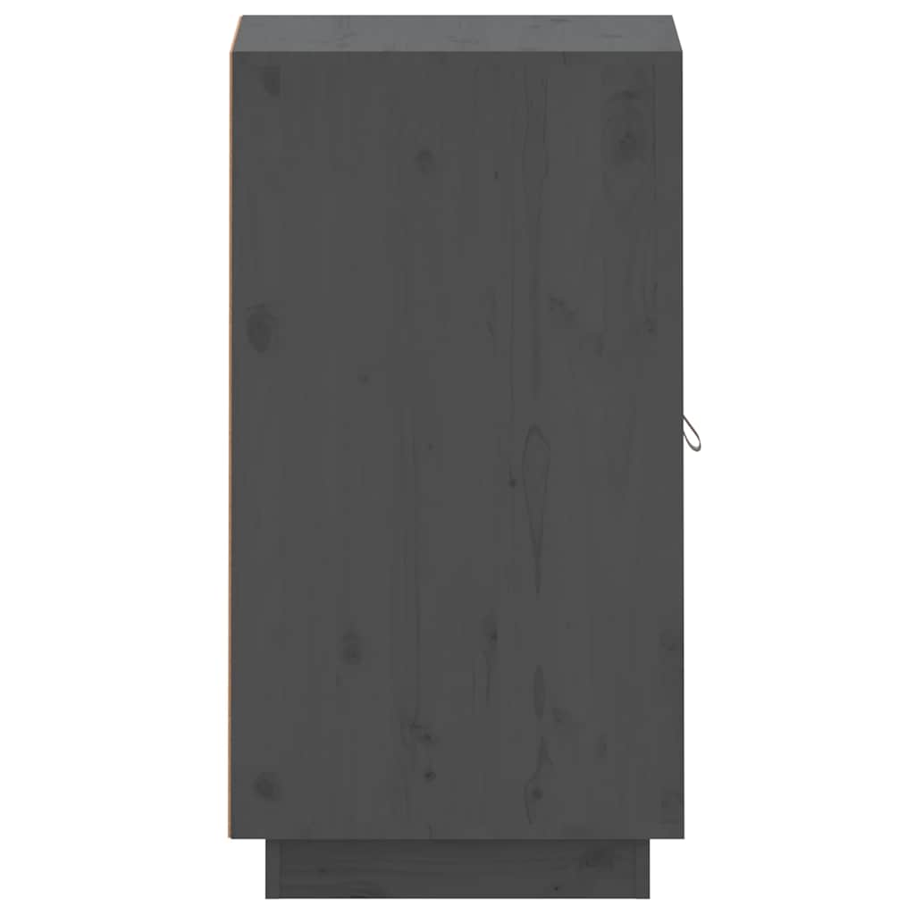 Aparador 34x40x75 cm madeira de pinho maciça cinza