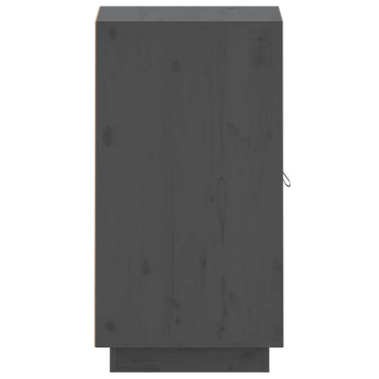 Aparador 34x40x75 cm madeira de pinho maciça cinza