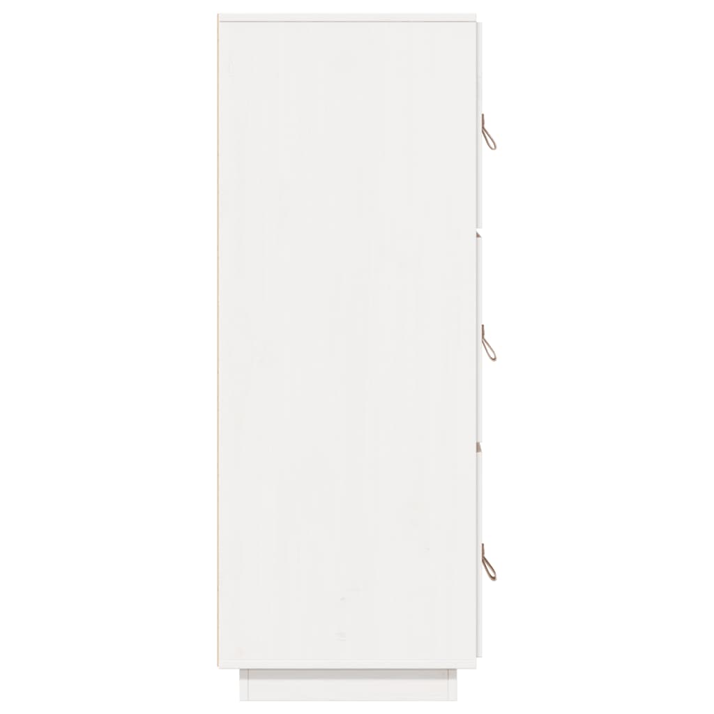 Aparador alto 34x40x108,5 cm pinho maciço branco