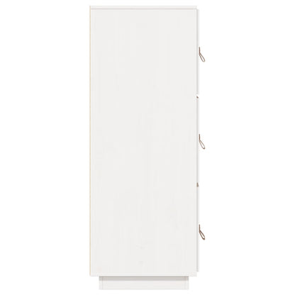 Aparador alto 34x40x108,5 cm pinho maciço branco