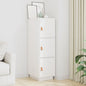 Aparador alto 34x40x108,5 cm pinho maciço branco