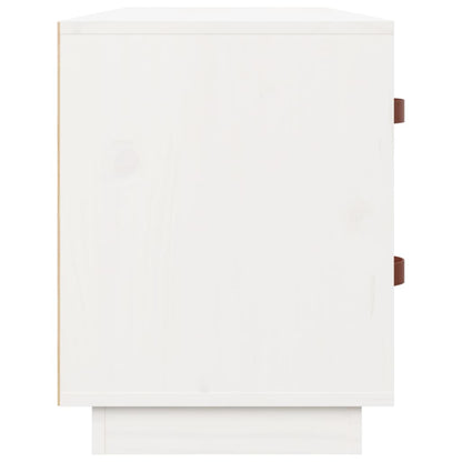 Banco sapateira 100x34x45 cm pinho maciço branco