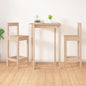 Cadeiras de bar 2 pcs 40x41,5x112 cm pinho maciço