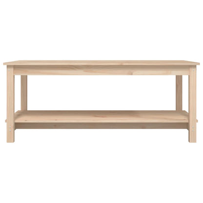 Mesa de centro 110x55x45 cm madeira de pinho maciça