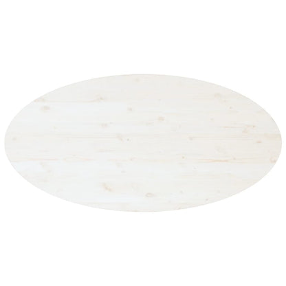 Mesa de centro 110x55x45 cm madeira de pinho maciça branco