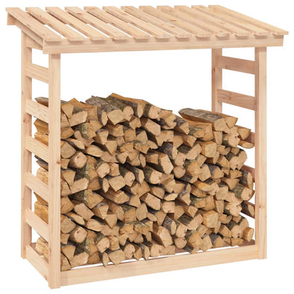 Suporte para lenha 108x64,5x110 cm pinho maciço