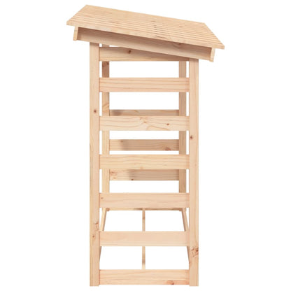 Suporte para lenha 108x64,5x110 cm pinho maciço