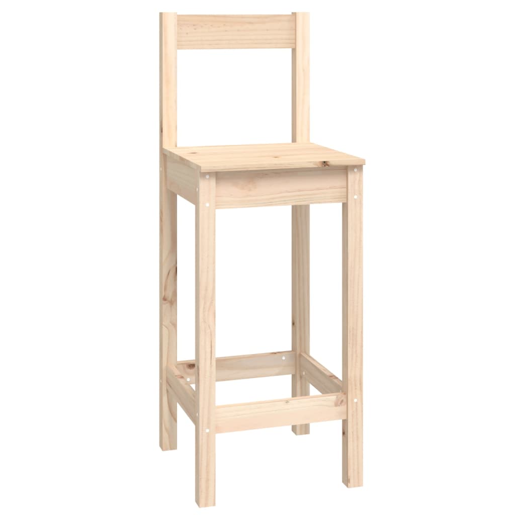 9 pcs conjunto de bar pinho maciço