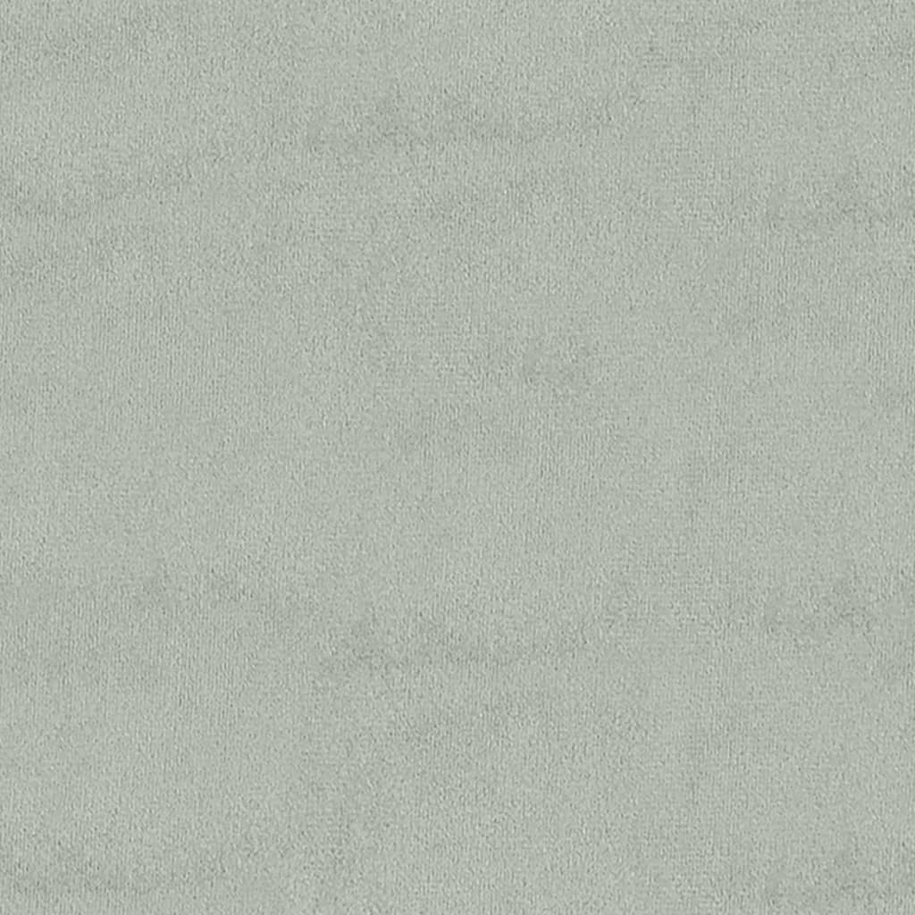 Banco 110x40x70 cm veludo cinzento-claro