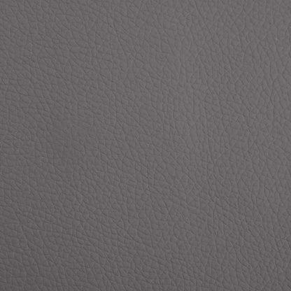 Cama para cães 95x55x30 cm couro artificial cinzento