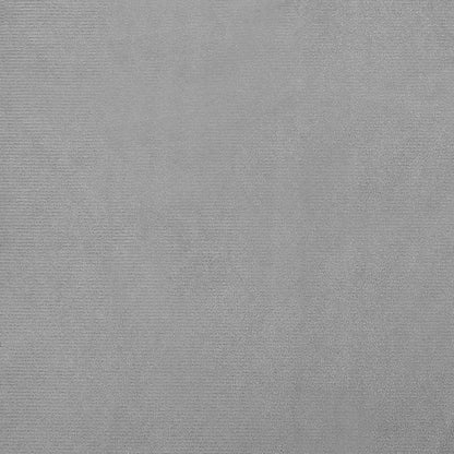 Cama para cães 70x45x30 cm veludo cinzento-claro