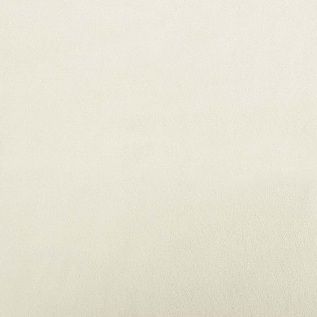 Cama para cães 70x45x30 cm veludo cor creme