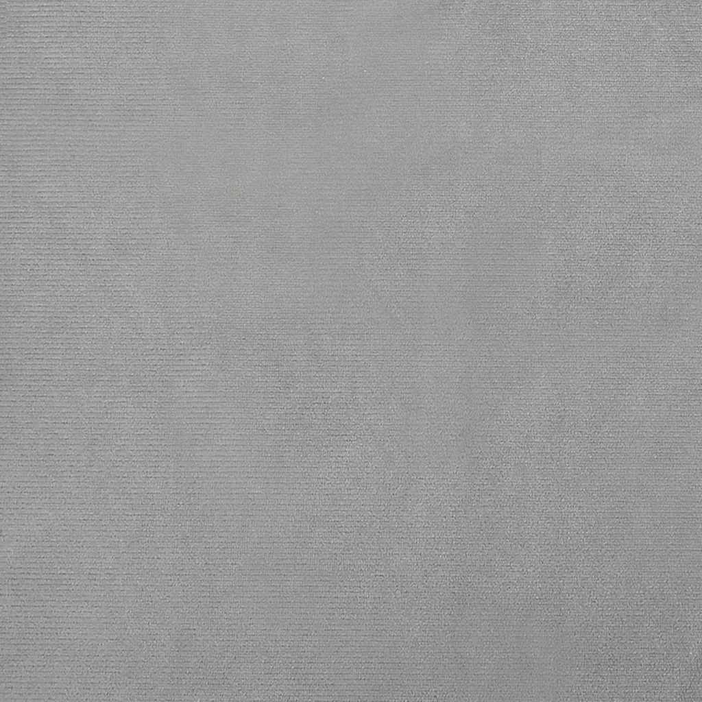 Cama para cães 66x40x45 cm veludo cinzento-claro