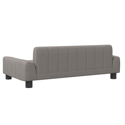 Cama para cães 90x53x30 cm tecido cinzento-acastanhado