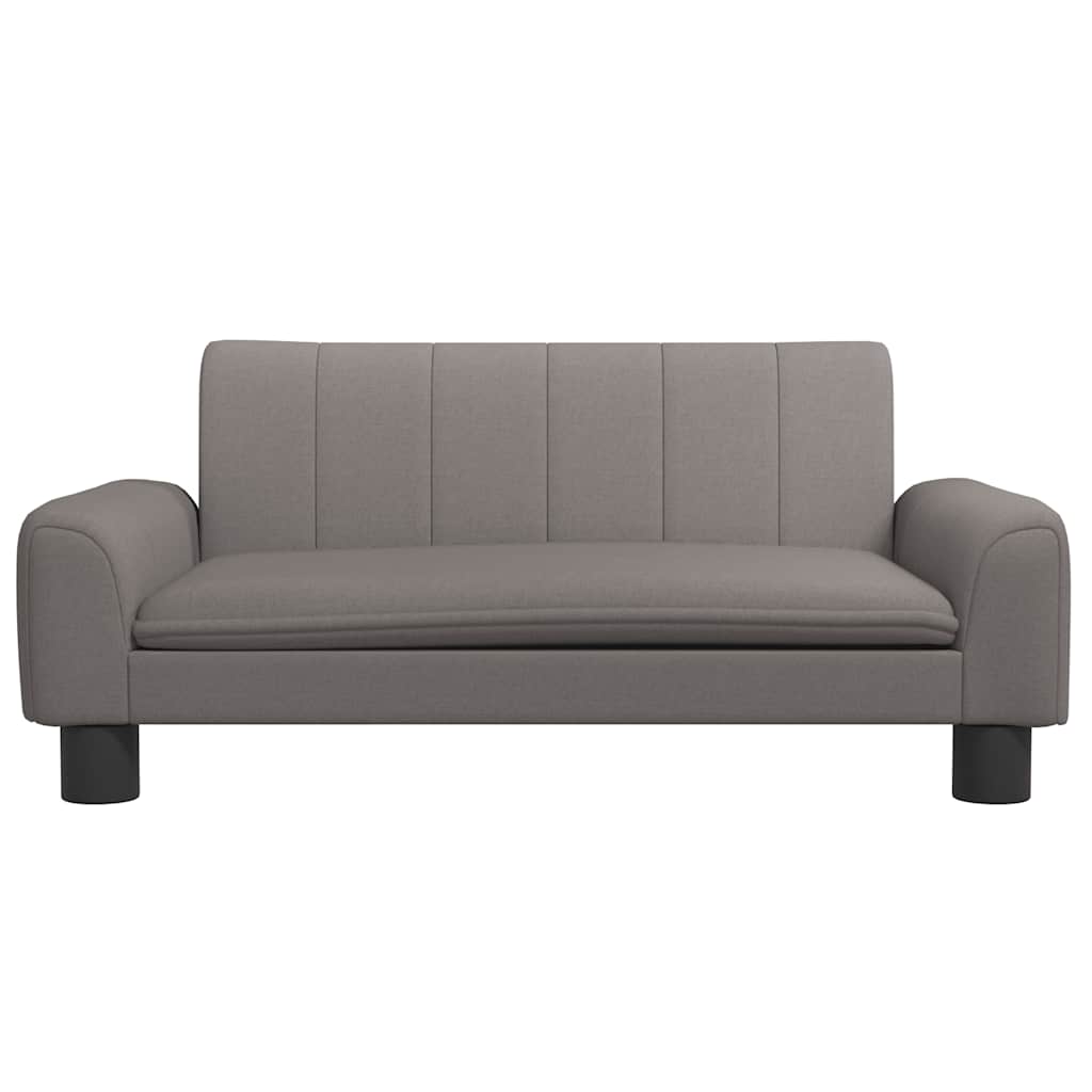 Cama para cães 70x45x30 cm tecido cinzento-acastanhado