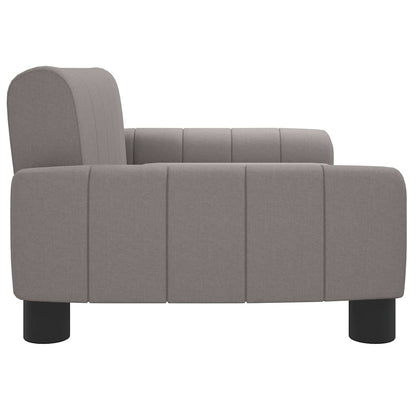 Cama para cães 70x45x30 cm tecido cinzento-acastanhado