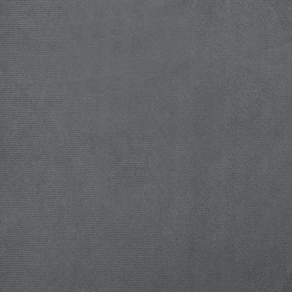 Cama para cães 50x40x26,5 cm veludo cinzento-escuro