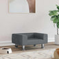 Cama para cães 50x40x26,5 cm veludo cinzento-escuro