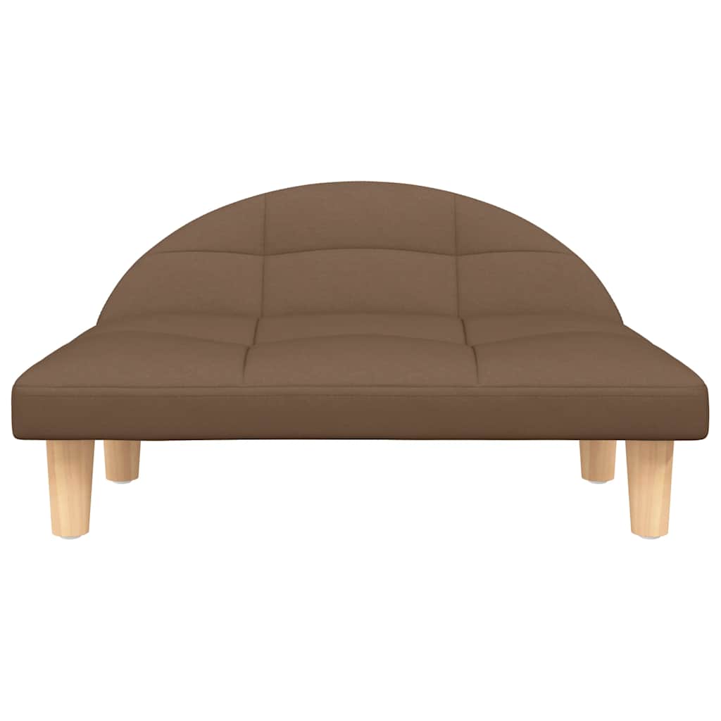 Cama para cães 70x52x30 cm tecido castanho