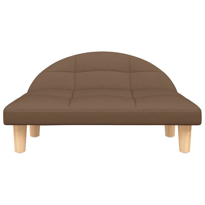 Cama para cães 70x52x30 cm tecido castanho