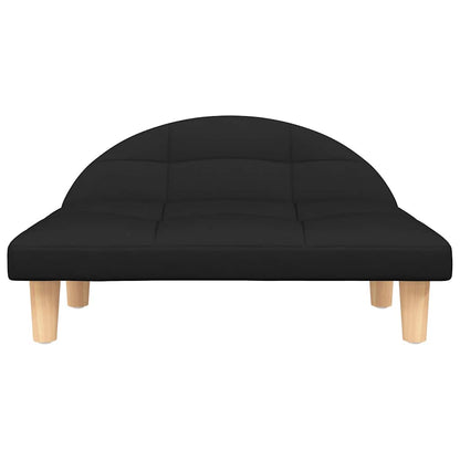 Cama para cães 70x52x30 cm tecido preto