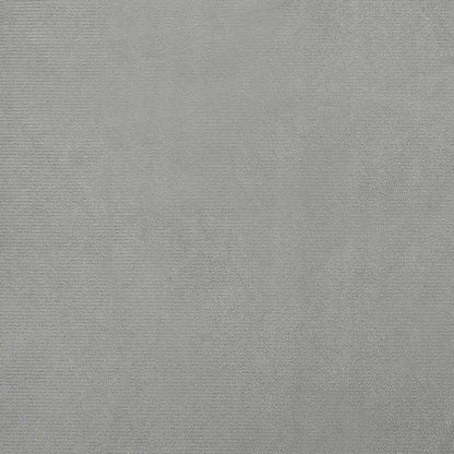 Cama para cães 70x52x30 cm veludo cinzento-claro