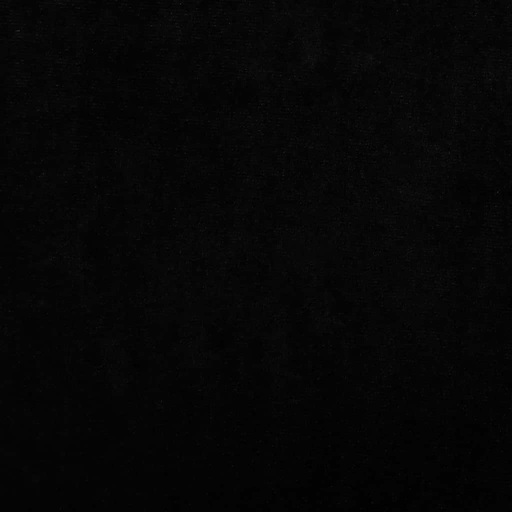 Cama para cães 70x52x30 cm veludo preto