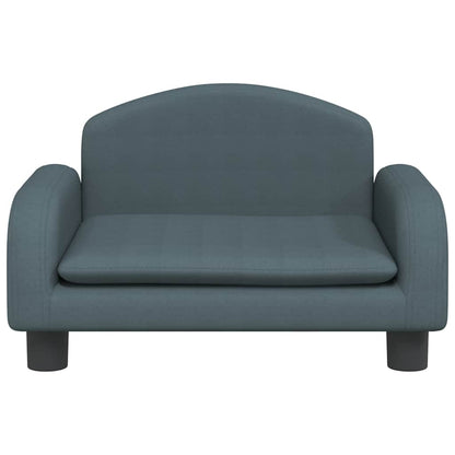 Cama para cães 50x40x30 cm tecido cinzento-escuro