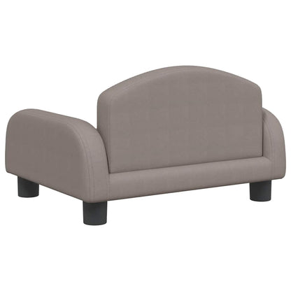 Cama para cães 50x40x30 cm tecido cinzento-acastanhado