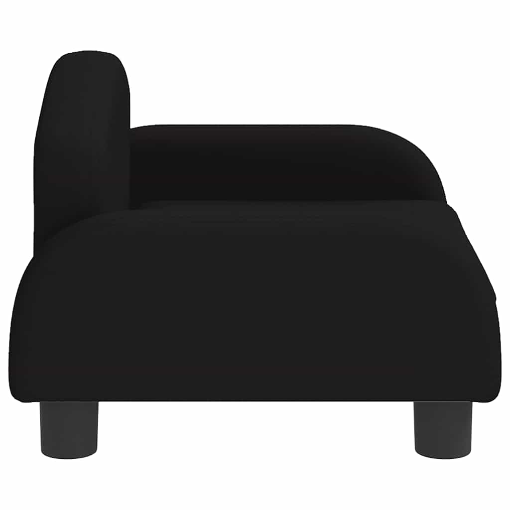 Cama para cães 50x40x30 cm tecido preto